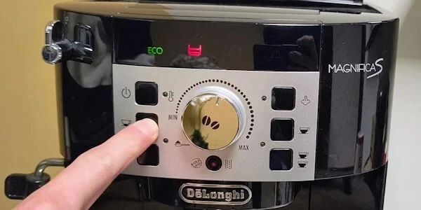 delonghi magnifica s temperatuur instellen