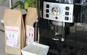 Descaler coming out of the coffee spout