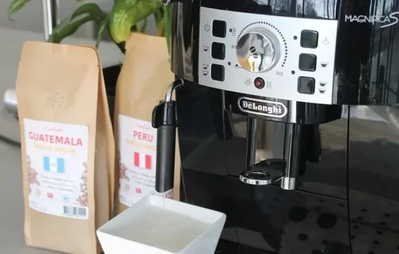 Descaler coming out of the coffee spout